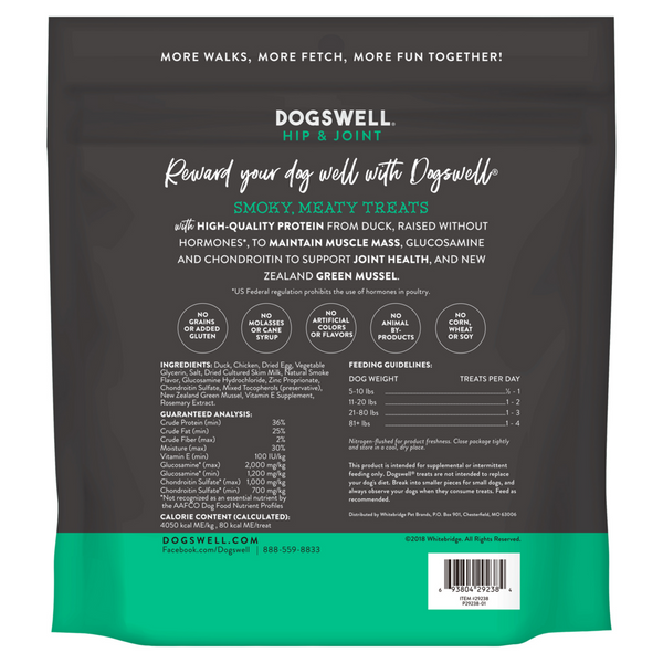 Dogswell Hip & Joint Grillers Duck Dog Treats