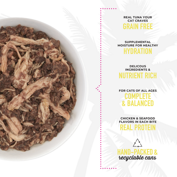 Tiki Cat Hookena Luau Grain Free Ahi Tuna And Chicken In Chicken Consomme Canned Cat Food