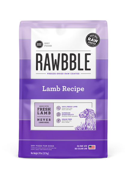 Bixbi Rawbble Kibble Grain Free Lamb Dog Food
