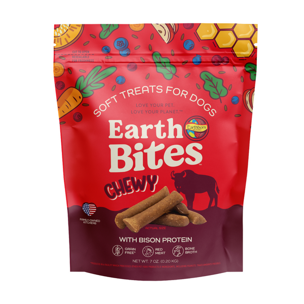 Earthbites Chewy Bison Dog Treats