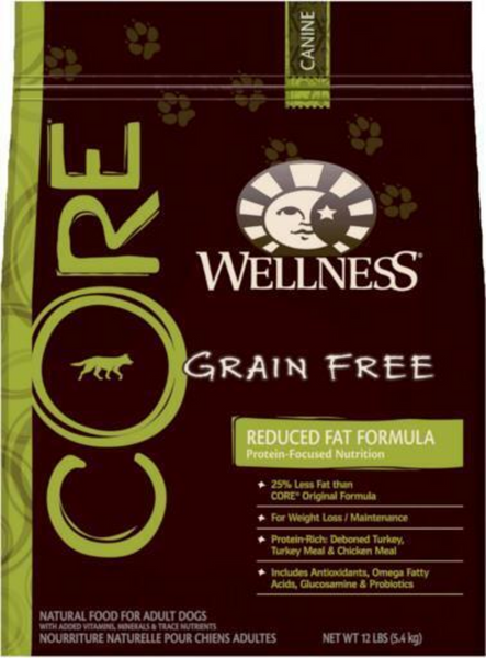 Wellness CORE Natural Grain Free Reduced Fat Weight Management Turkey & Chicken Recipe Dry Dog Food