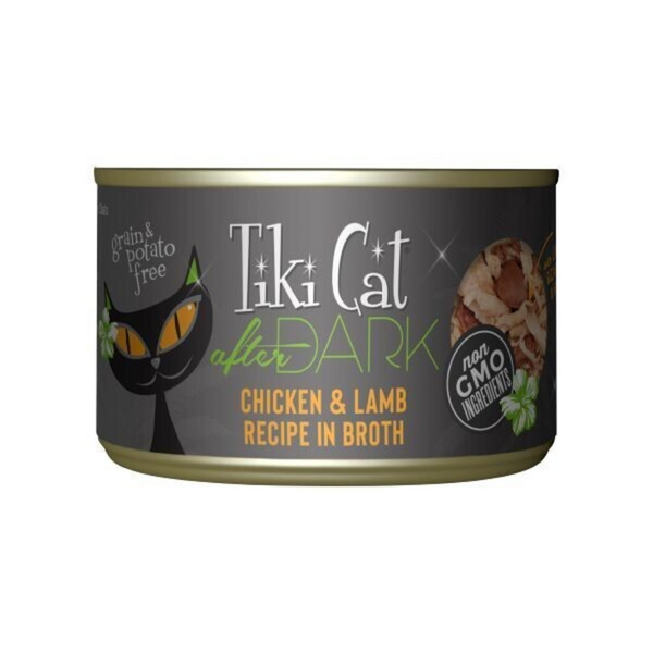 Tiki Cat After Dark Grain Free Chicken and Lamb Canned Cat Food