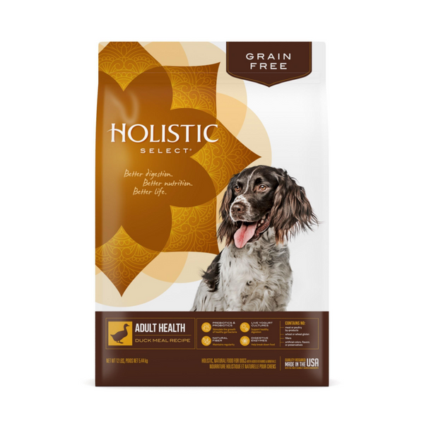 Holistic Select Natural Grain Free Duck Meal Dry Dog Food