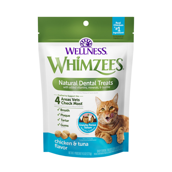 Whimzees Cat Dental Treats Chicken & Tuna Flavor