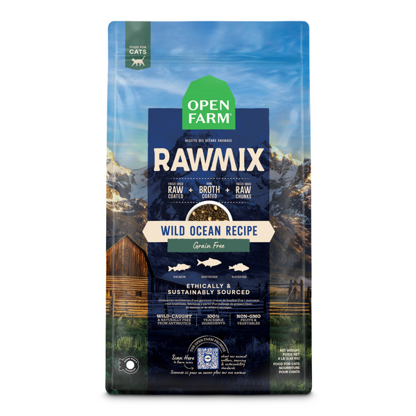 Open Farm Grain Free RawMix Wild Ocean Dry Cat Food