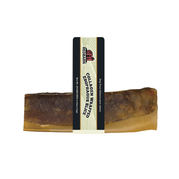 Redbarn Collagen Wrapped Esophagus Slice Dog Treats