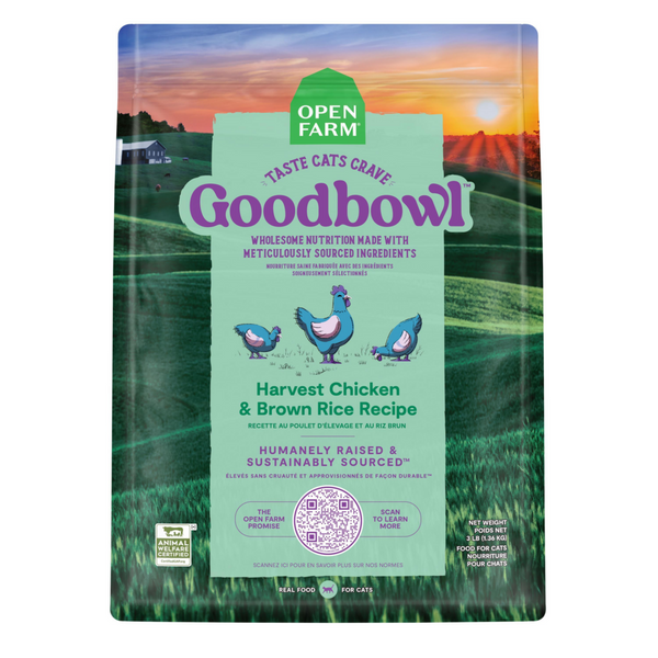 Open Farm GoodBowl Harvest Chicken and Brown Rice Dry Cat Food