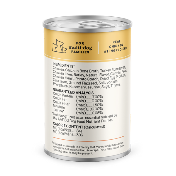 Canidae All Life Stages Wet Dog Food, Chunky Stew Toppers, Chicken & Vegetable Recipe, 12.7 oz.