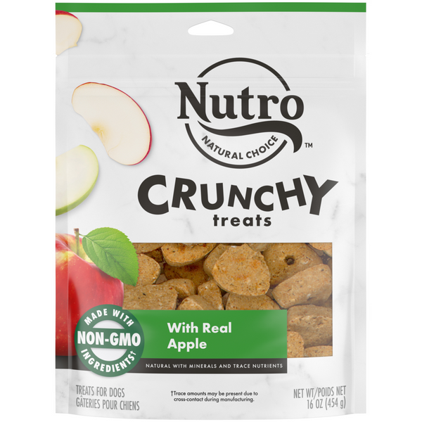 Nutro Crunchy Treats with Real Apple Dog Treats