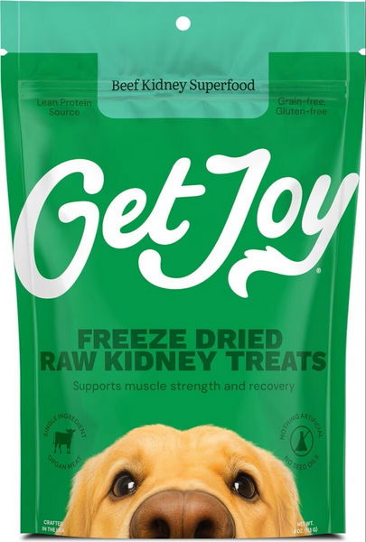 Get Joy Balance 100% Beef Kidney Freeze Dried Dog Treats