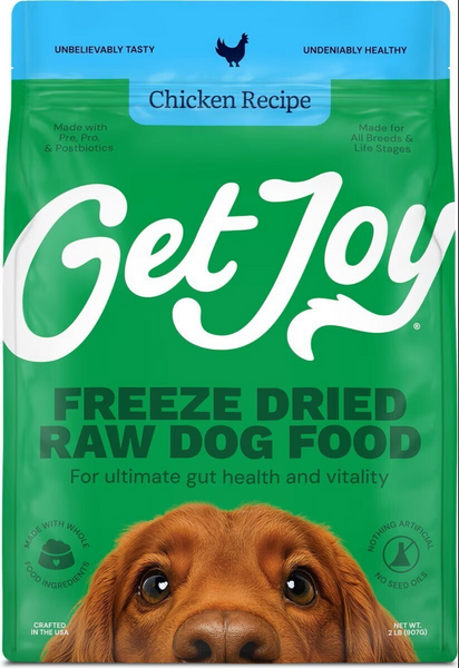 Get Joy Fresh Freeze Dried Raw Chicken Dog Food