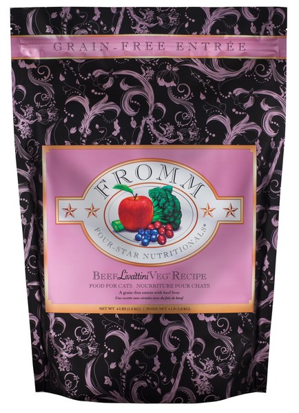 Fromm Four Star Beef Livattini Veg Recipe Dry Cat Food