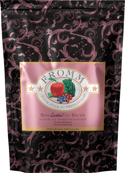 Fromm Four Star Beef Livattini Veg Recipe Dry Cat Food