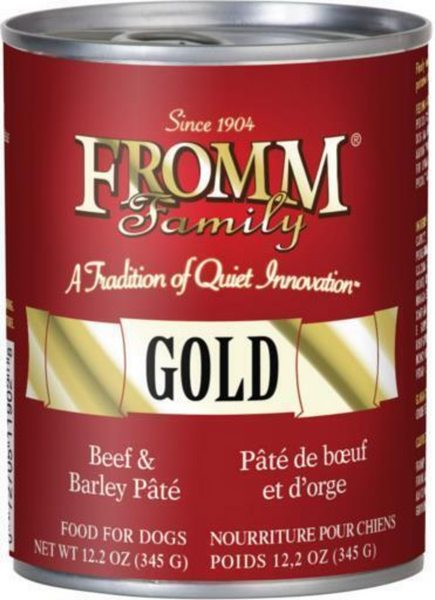 Fromm Beef & Barley Pate Canned Dog Food