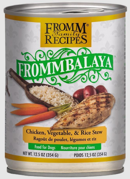 Fromm Family Recipes Frommbalaya Chicken, Vegetable, & Rice Stew Canned Dog Food