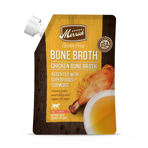 Merrick Chicken Bone Broth Wet Dog Food Topper