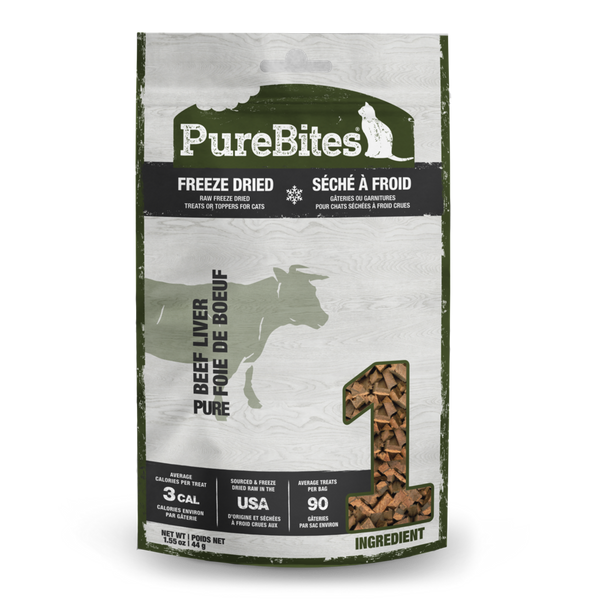 PureBites Freeze Dried Beef Liver Cat Treats