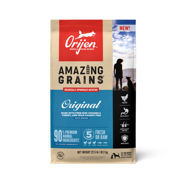ORIJEN High Protein Amazing Grains Original Dry Dog Food