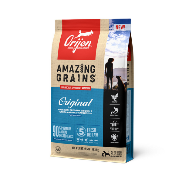 ORIJEN High Protein Amazing Grains Original Dry Dog Food