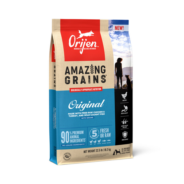 ORIJEN High Protein Amazing Grains Original Dry Dog Food