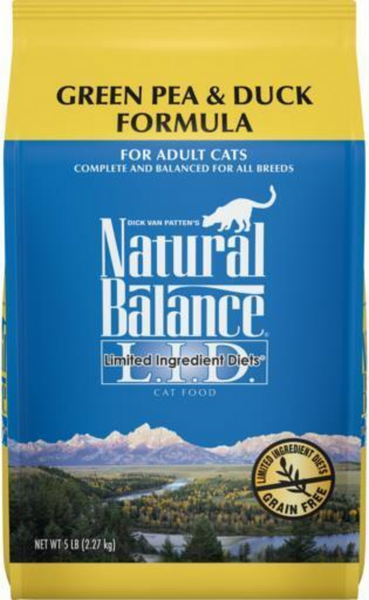Natural Balance Limited Ingredient Reserve Grain Free Dry Cat Food, Duck & Green Pea Recipe