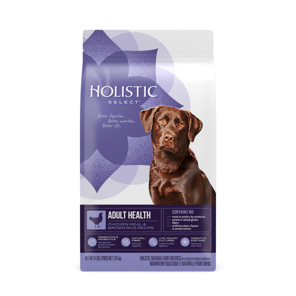 Holistic Select Natural Adult Health Chicken Meal and Brown Rice Recipe Dry Dog Food