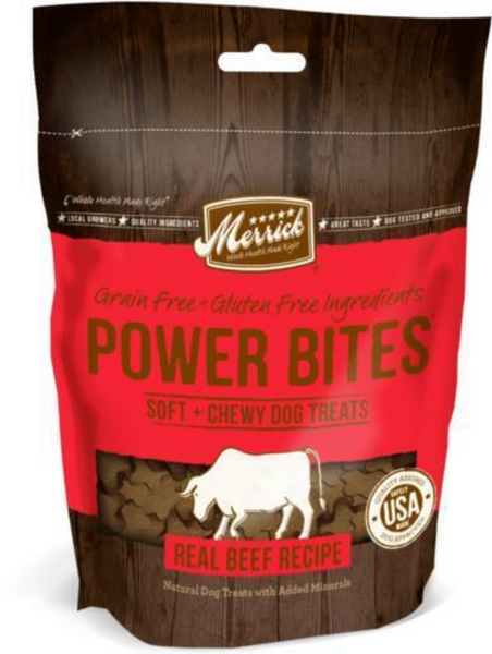 Merrick Power Bites Texas Beef Dog Treats