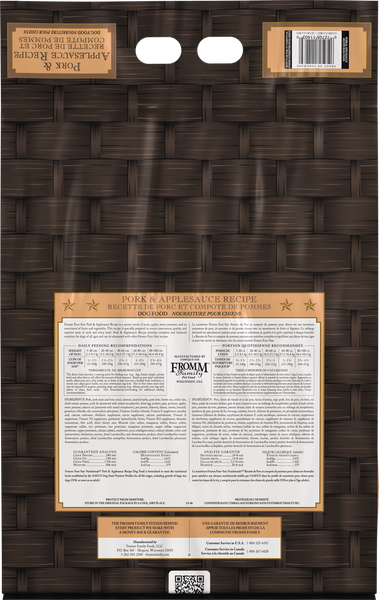 Fromm Four Star Pork & Applesauce Dog Food
