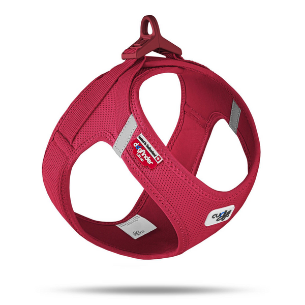 Curli Vest Harness curli Clasp Air-Mesh Red