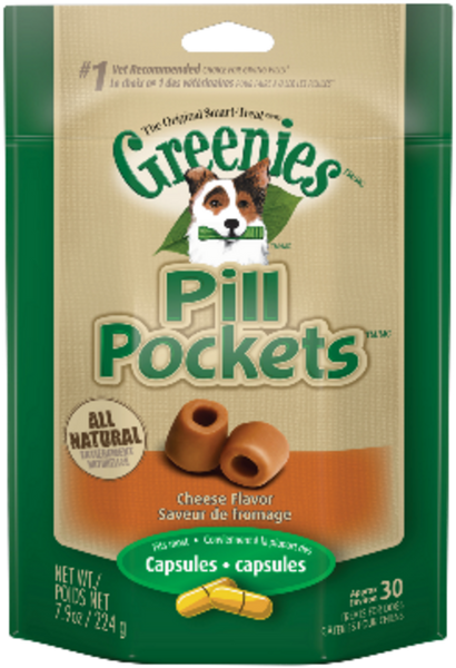 Greenies Pill Pockets Canine Cheese Flavor Dog Treats