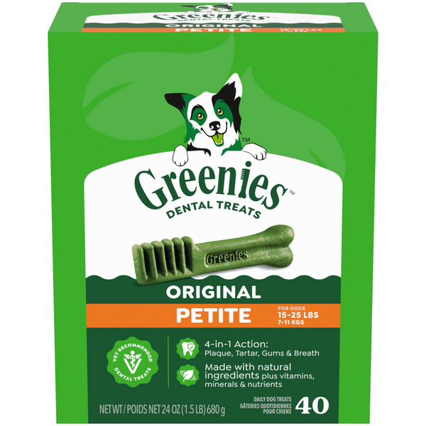 Greenies Original Dental Dog Chews Petite