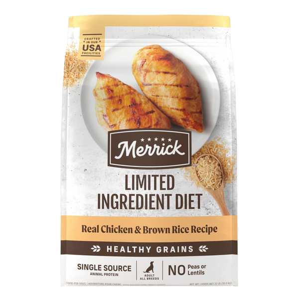 Merrick Limited Ingredient Diet Chicken and Brown Rice Adult Dry Dog Food