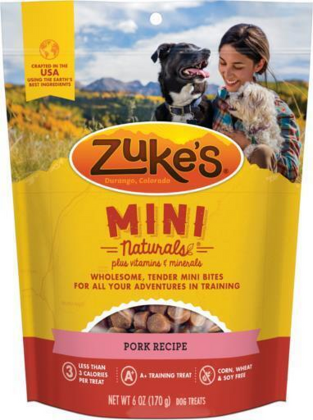 Zukes Mini Natural Pork Dog Treat