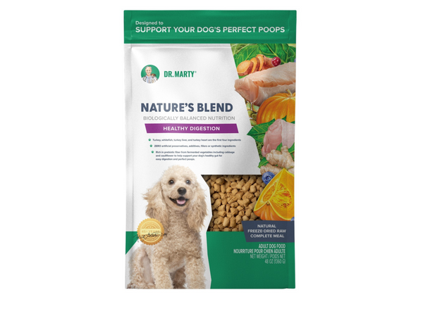 Dr. Marty Nature's Blend Healthy Digestion Freeze Dried Dog Food