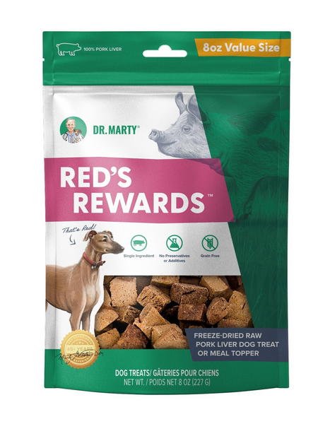 Dr. Marty Reds Rewards Pork Liver Dog Treat