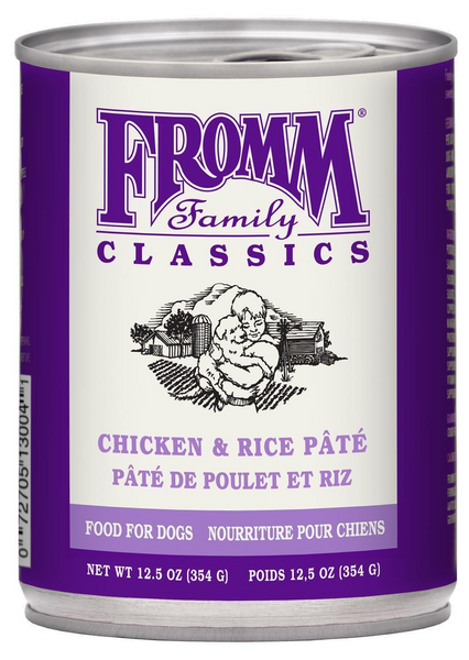 Fromm Classic Adult Chicken & Rice Pate Canned Dog Food