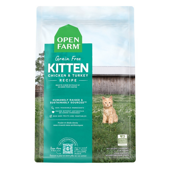 Open Farm Grain Free Chicken and Turkey Dry Kitten Food