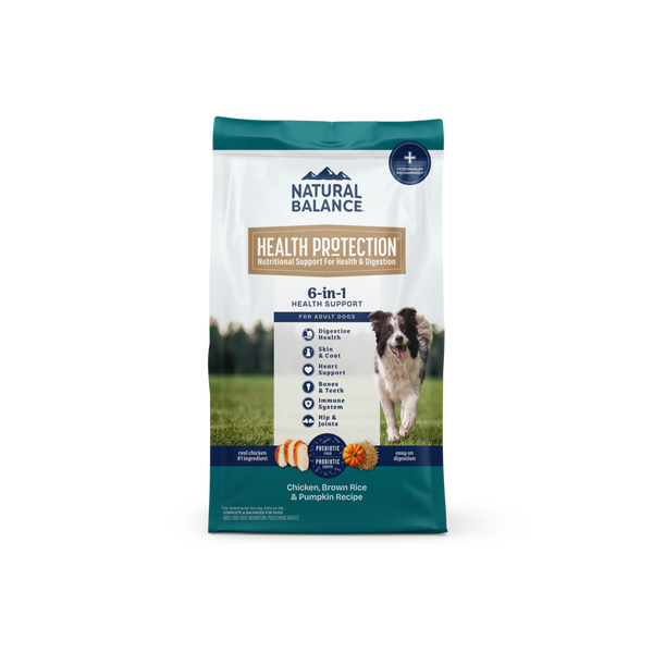 Natural Balance Health Protection Dry Dog Food, Chicken, Brown Rice & Pumpkin Recipe