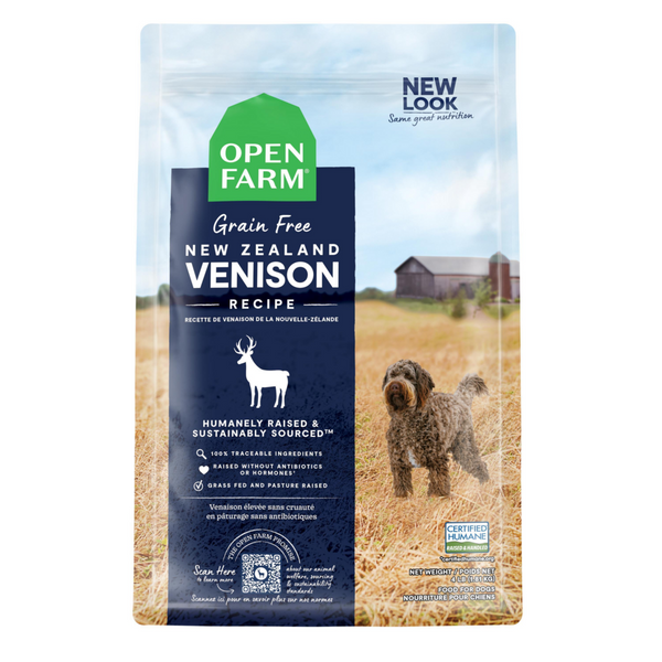 Open Farm Grain Free New Zealand Venison Dry Dog Food