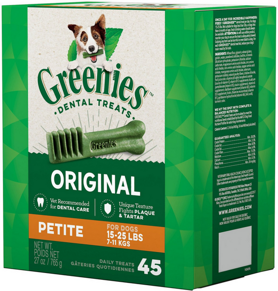 Greenies Original Dental Dog Chews Petite