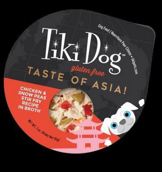 Tiki Dog Taste of the World Asia Chicken & Snow Peas Stir Fry Wet Dog Food