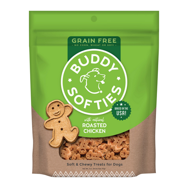 Buddy Biscuits Softies Soft & Chewy Grain Free Roasted Chicken Dog Treats