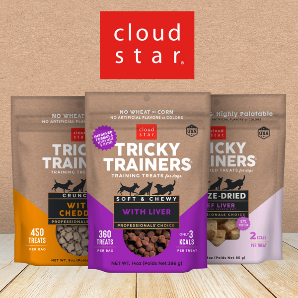 Cloud Star Tricky Trainers Soft & Chewy Cheddar Dog Treats