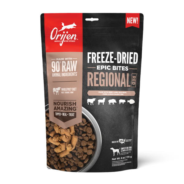 ORIJEN Regional Red Epic Bites Freeze-Dried Dry Dog Food