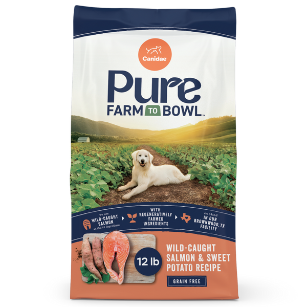 Canidae Pure Farm To Bowl Wild-Caught Salmon & Sweet Potato Recipe Dog Food