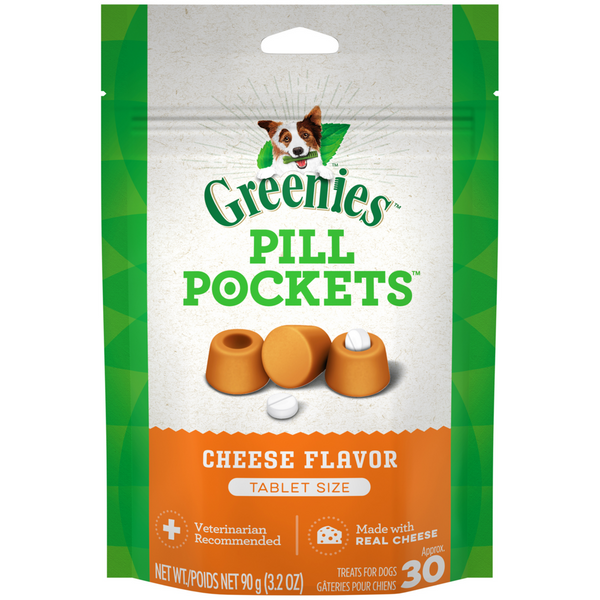Greenies Pill Pockets Canine Cheese Flavor Dog Treats