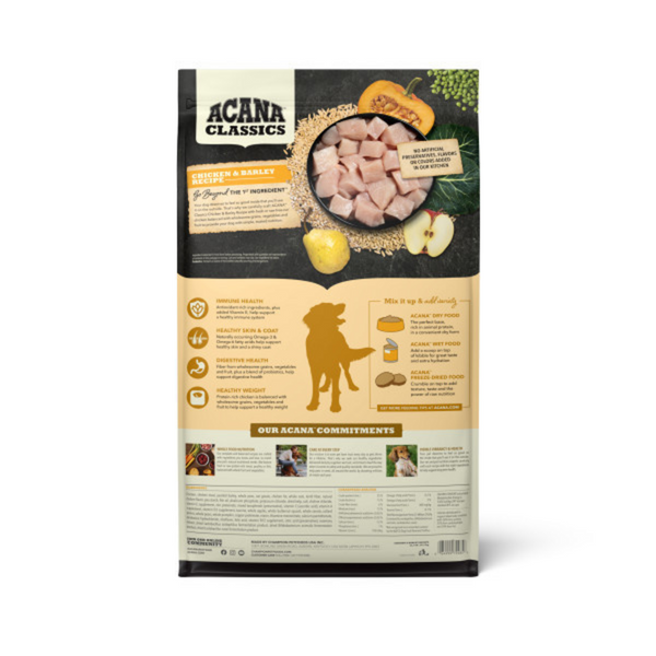 ACANA Classics Chicken and Barley Recipe, Dry Dog Food