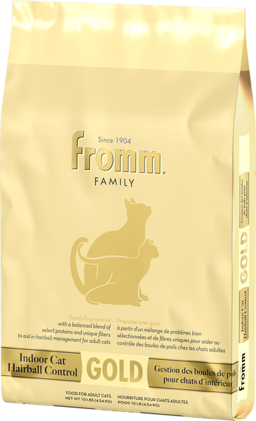 Fromm Gold Indoor Cat Hairball Control Dry Cat Food