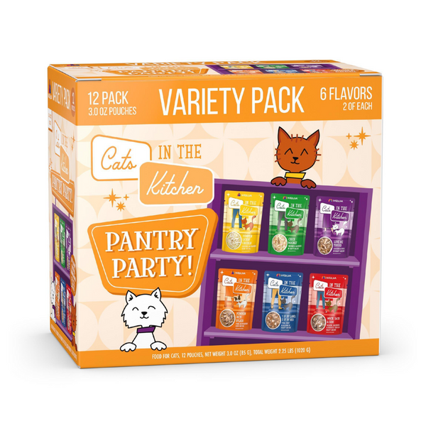 Weruva Grain Free Cats in the Kitchen Pouches Variety Pack