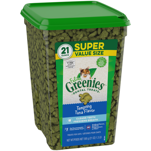 Greenies Feline Dental Tempting Tuna Flavor Cat Treats